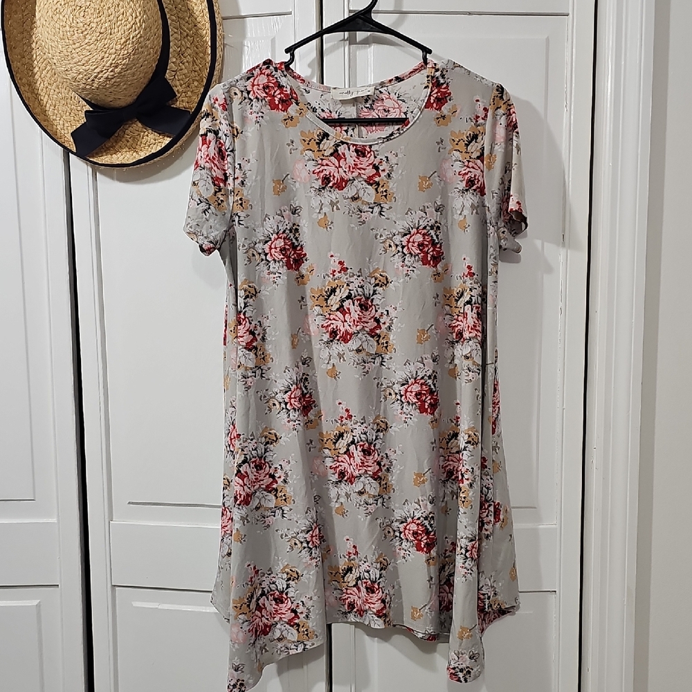 Molly Green Floral Midi Dress